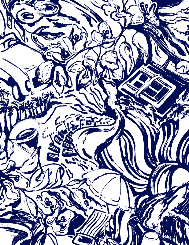 SanSoleil Soltek Lux L/S Mock - Girls Trip Navy