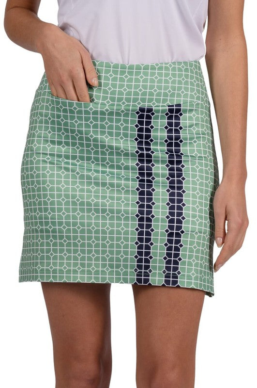 Golftini Masters LIMITED EDITION Pull-On Skort - Green/Navy