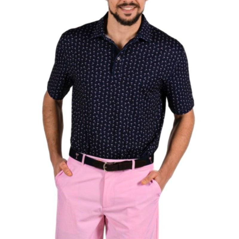 Golftini Men's Martini Performance Polo - Navy