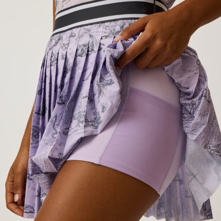 Greyson Willow Toile Leo Skort - Lavender