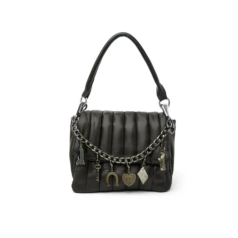Think Royln Lucky Lady Bag - Shiny Black