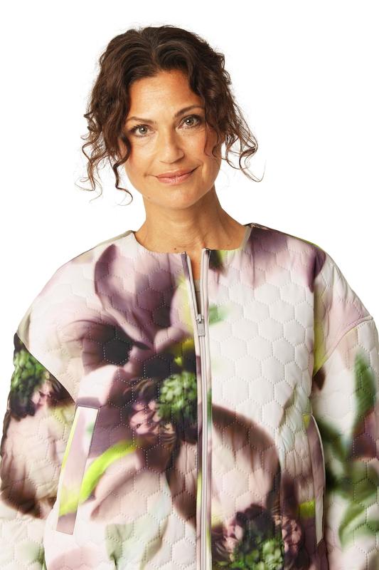 Ilse Jacobsen Short Quilted Jacket - Floral