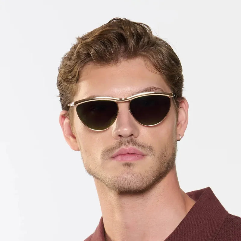 Krewe Heidi Sunglasses - 18K Chroma/Havana