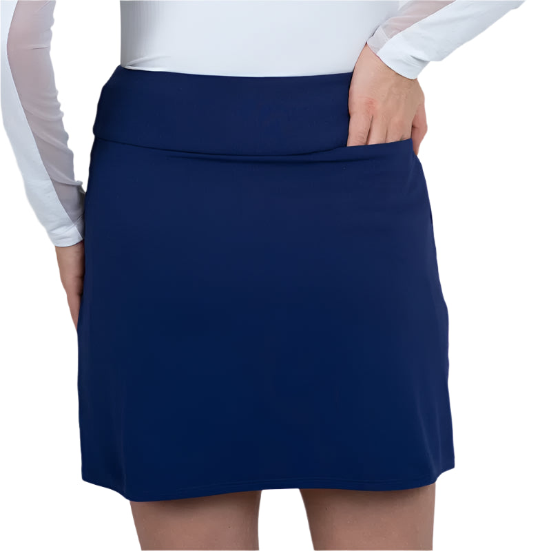 IBKUL Layered Skort (17") - Navy