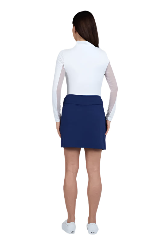IBKUL Layered Skort (17") - Navy