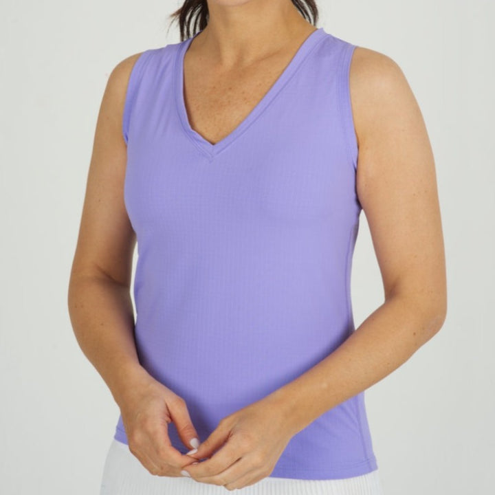 IBKUL Tennis Tank - Lavender