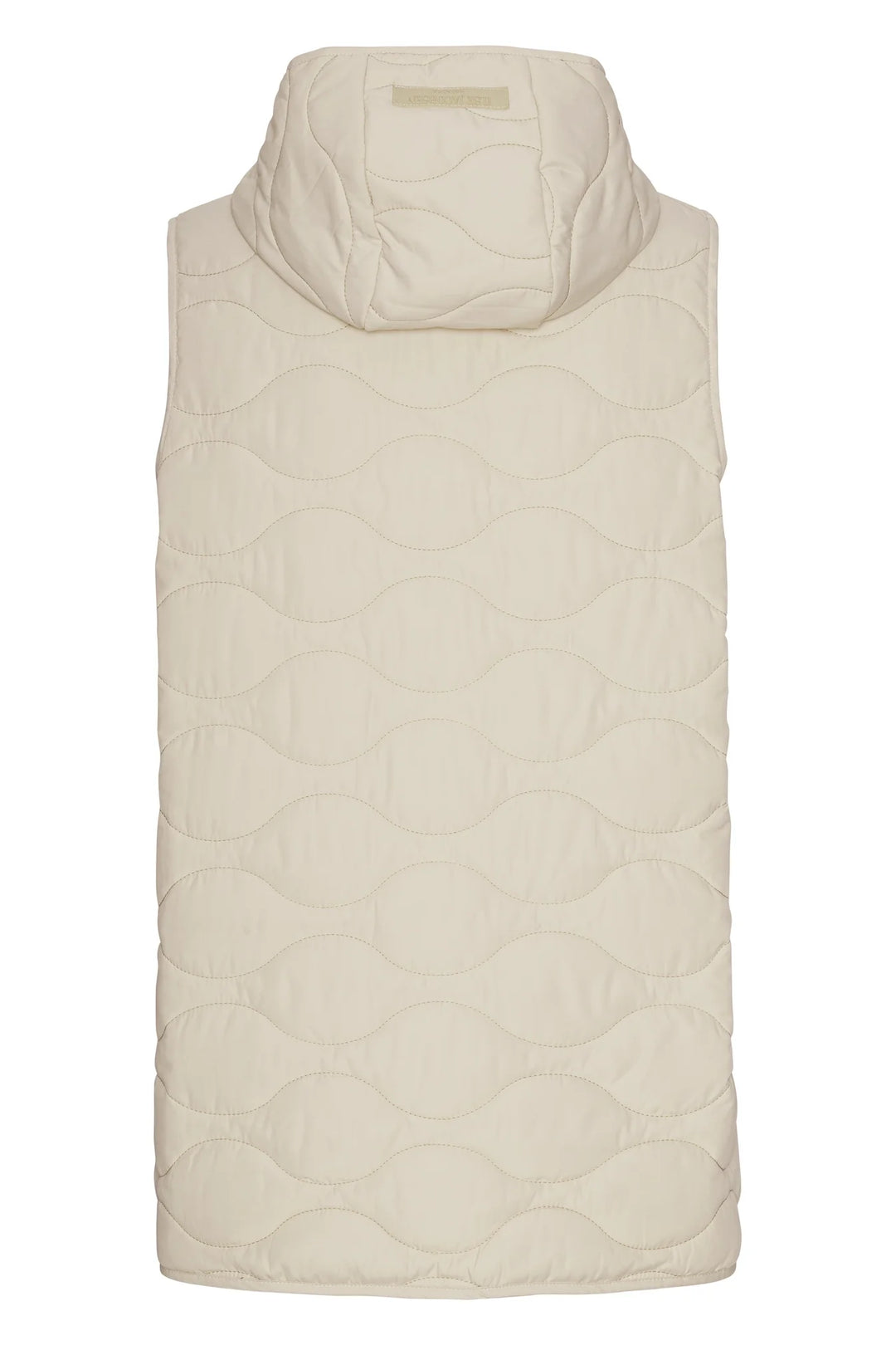 Ilse Jacobsen Quilted Hooded Vest - Light Sand