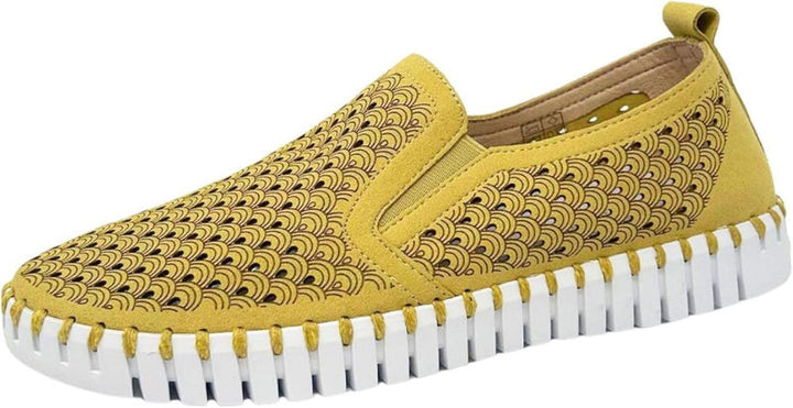 Ilse Jacobsen Tulip Slip On Platform - Lemon Drop