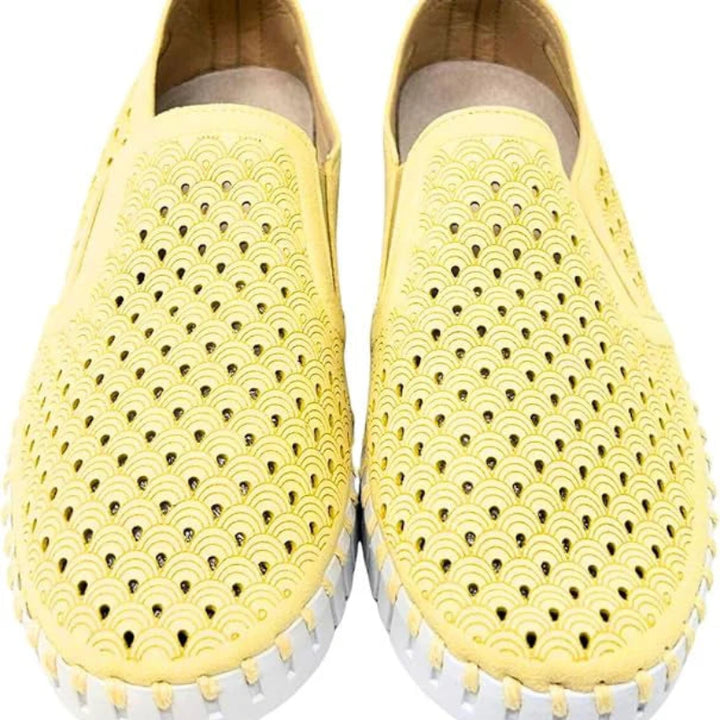 Ilse Jacobsen Tulip Slip On Platform - Lemon Drop