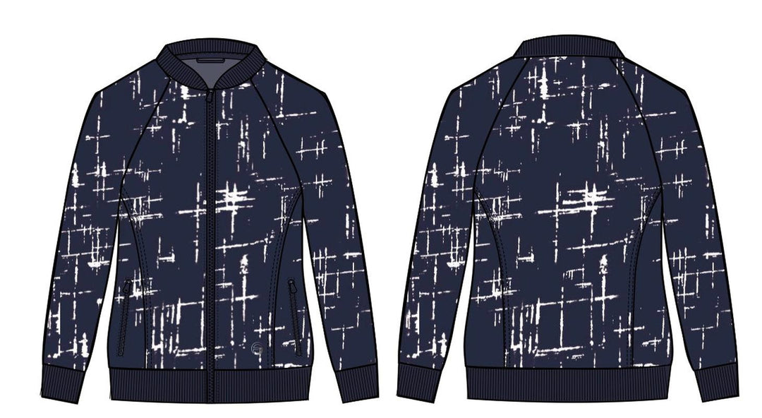 Foray Golf Neoprene Jacket - CrossHatch Navy