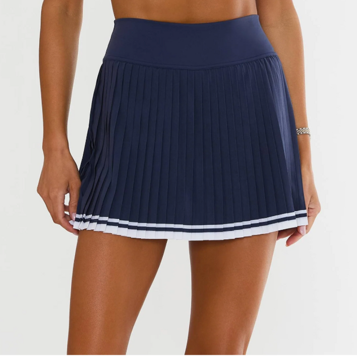 Beach Riot Analie Skirt - Dusk Club Navy