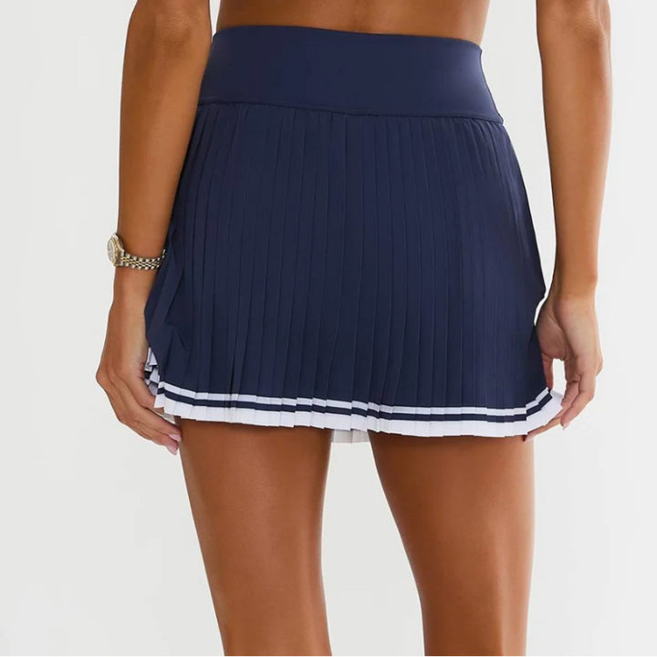 Beach Riot Analie Skirt - Dusk Club Navy