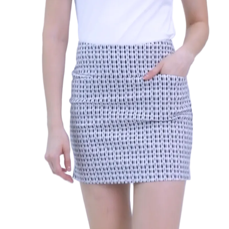 Swing Control Techno Skort (16") - Black Rain