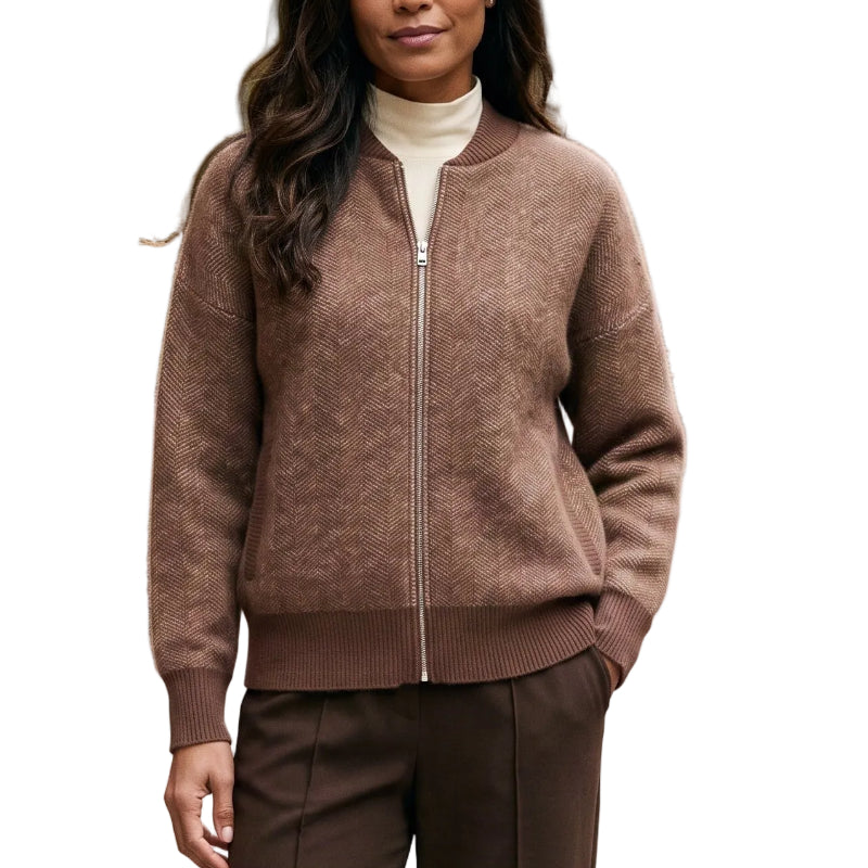 Varley Zenia Zip Jacket - Nutmeg
