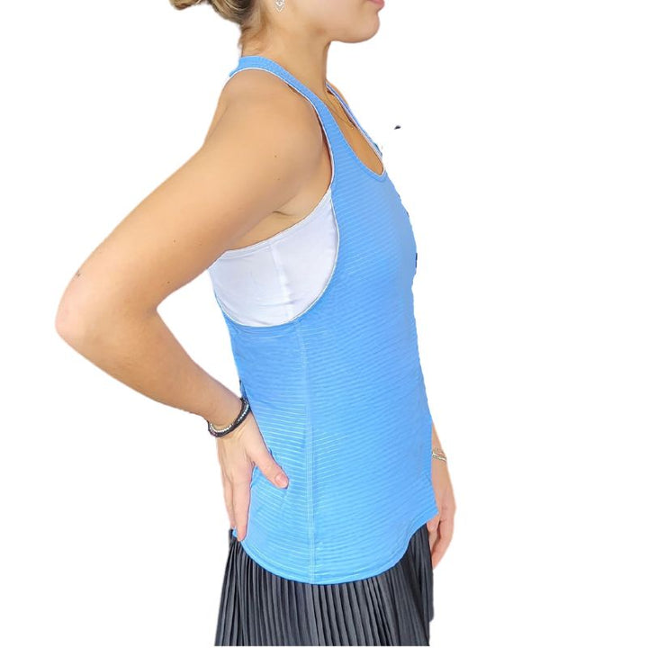 InPhorm Aubrey Layer Tank - Sky/White