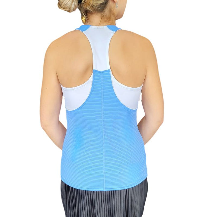 InPhorm Aubrey Layer Tank - Sky/White