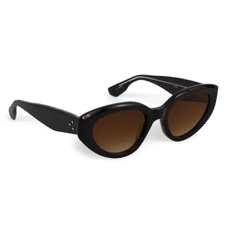 Krewe Irene Sunglasses - Black/Crystal