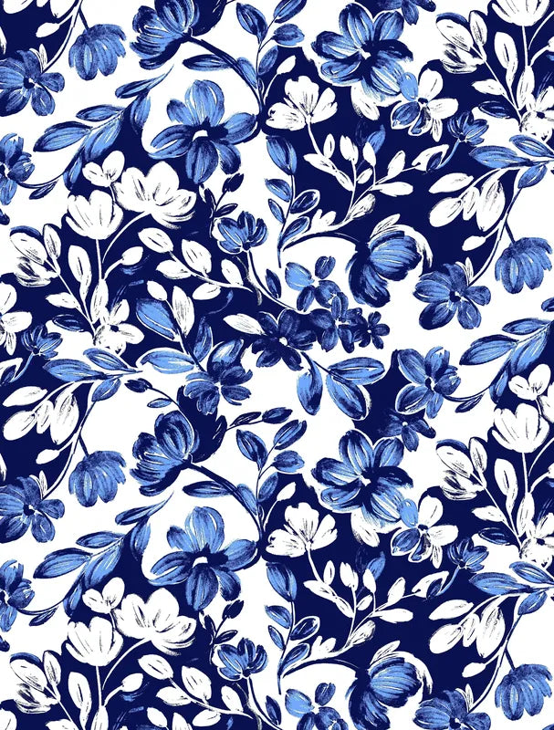SanSoleil SolCool Jardin Mock - Blue/Navy