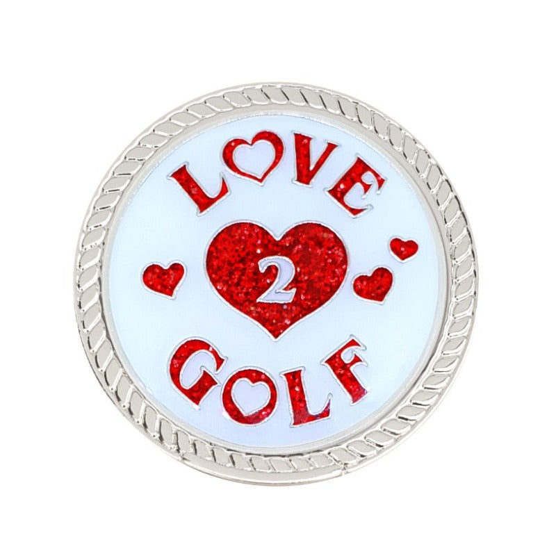 Navika Glitzy Ball Marker Kicks Set - Love 2 Golf