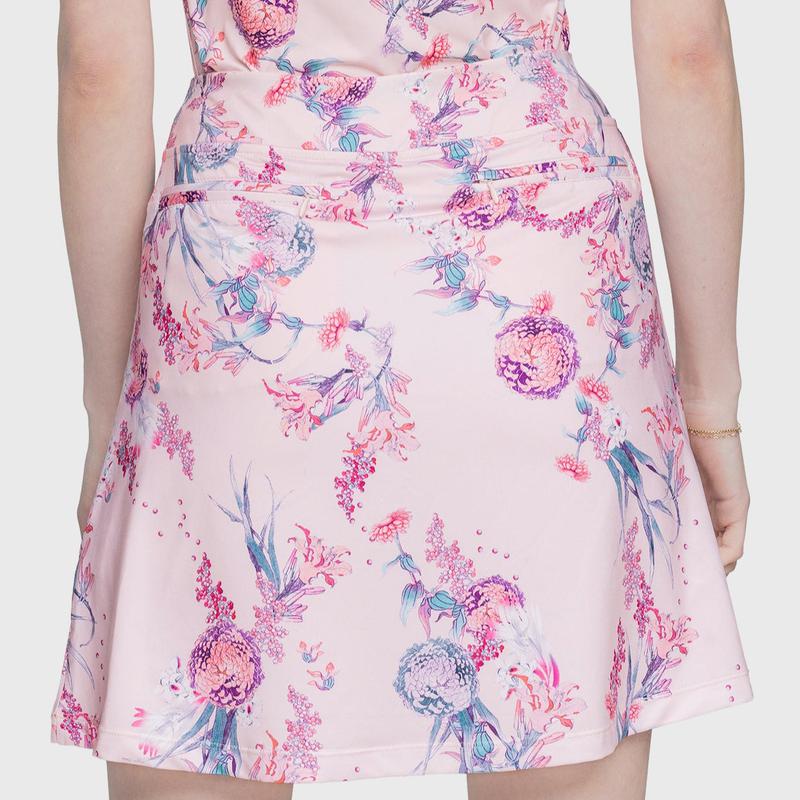 Kastel Tea Garden Skort - Pink/Seafoam
