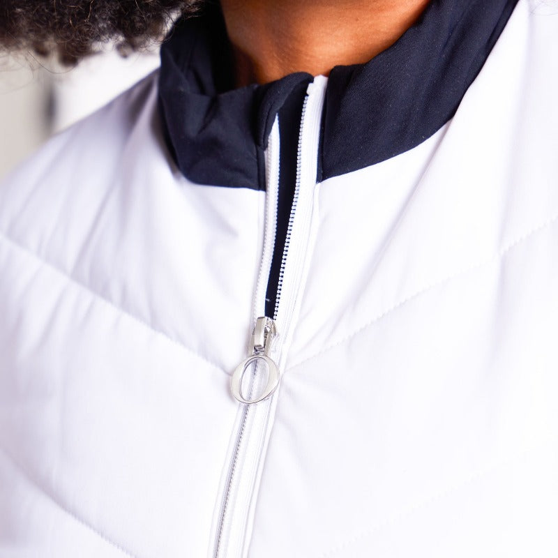 Kinona Free Swing Puffer Jacket - White/Black