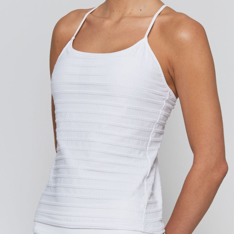 L'Etoile Fitted Tank - White