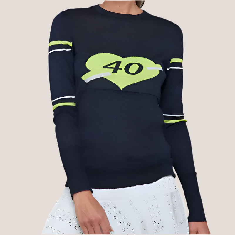 L'Etoile 40 Love Sweater - Navy/Yellow