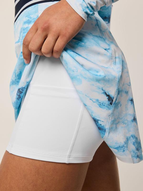 Greyson Painted Clouds Phoenix Flare Skort (15")- Heaven