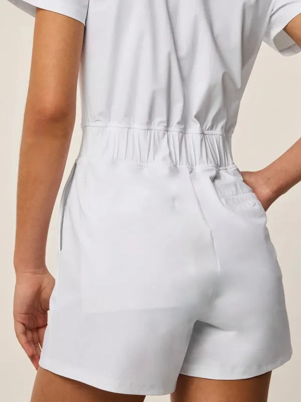 Greyson Phoenix Dani S/S Romper - White