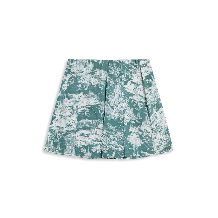 Greyson Huntress Toile Ashe Skort - Marsh Green