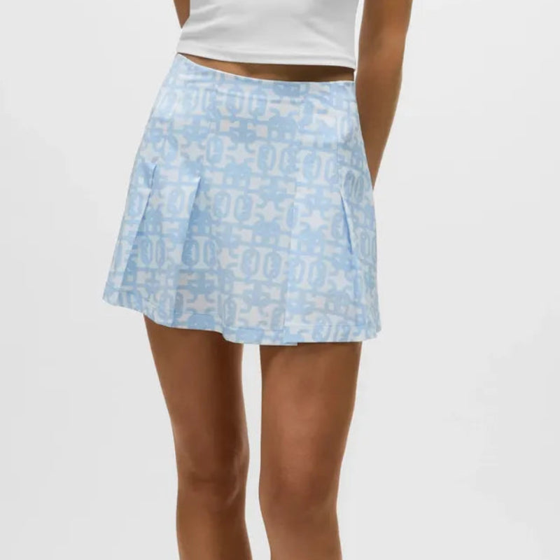 Greyson Alpha Glyph Ashe Skort - Light Blue