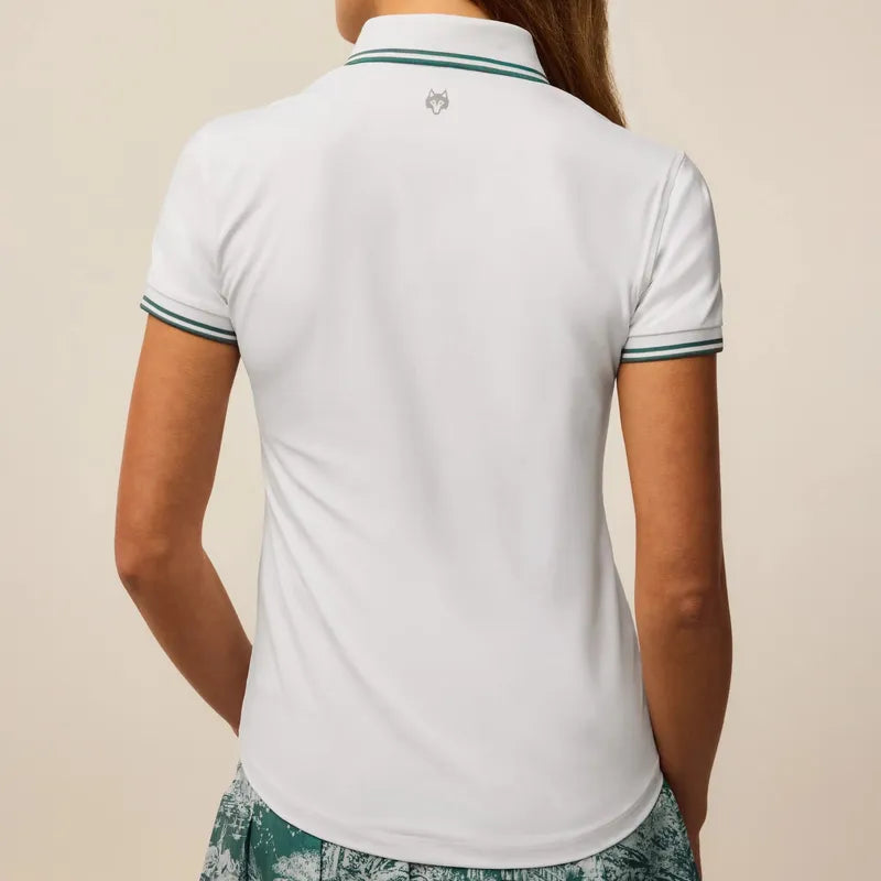 Greyson Luxe Scarlett Polo - White