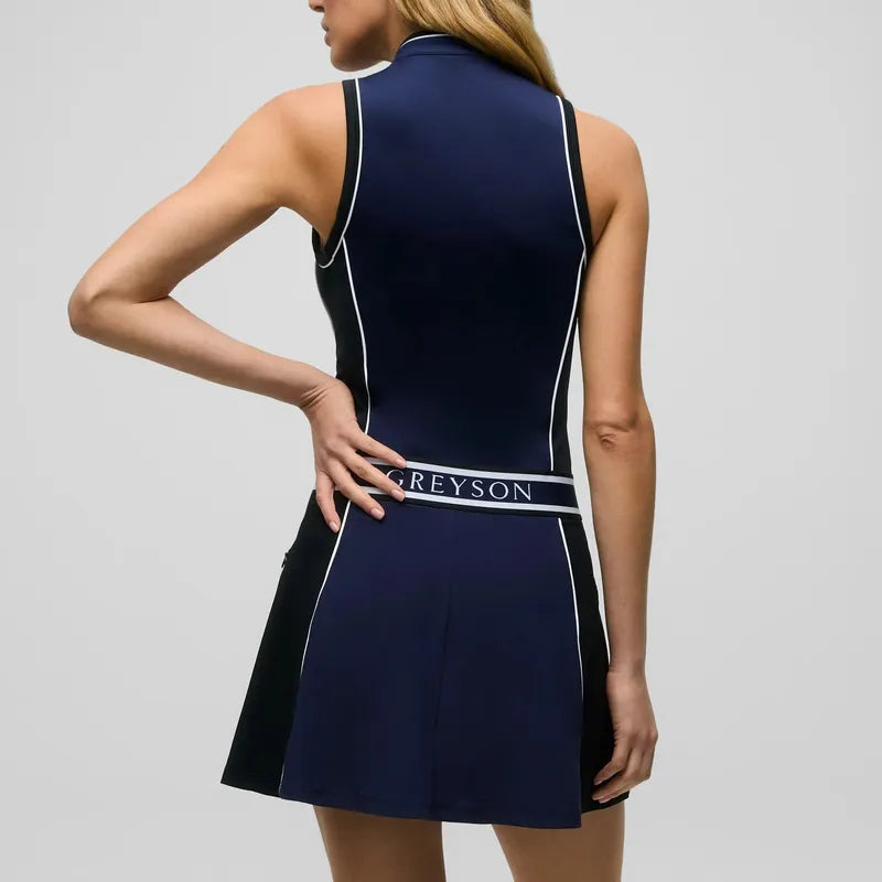 Greyson Phoenix Flare Dress - Navy