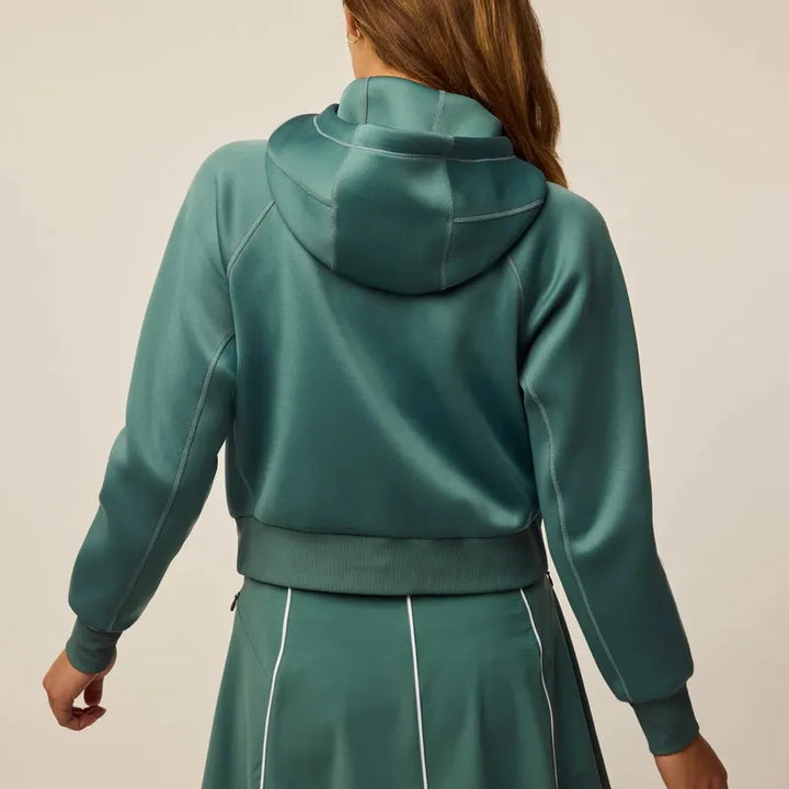 Greyson Kristina Zip Hoodie - Marsh Green