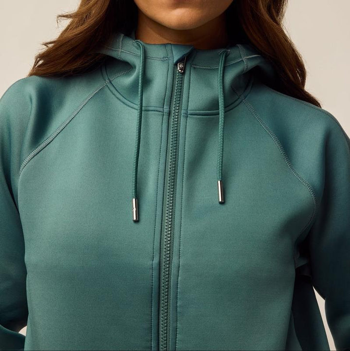 Greyson Kristina Zip Hoodie - Marsh Green
