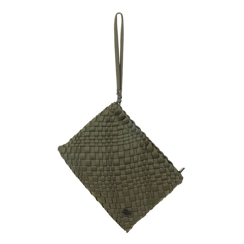 preneLOVE London Large Woven Tote - Olive