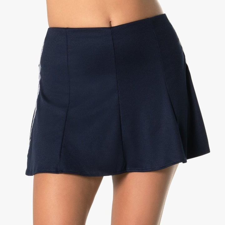 Lucky In Love Gore Hybrid Skort (14.5")- Midnight