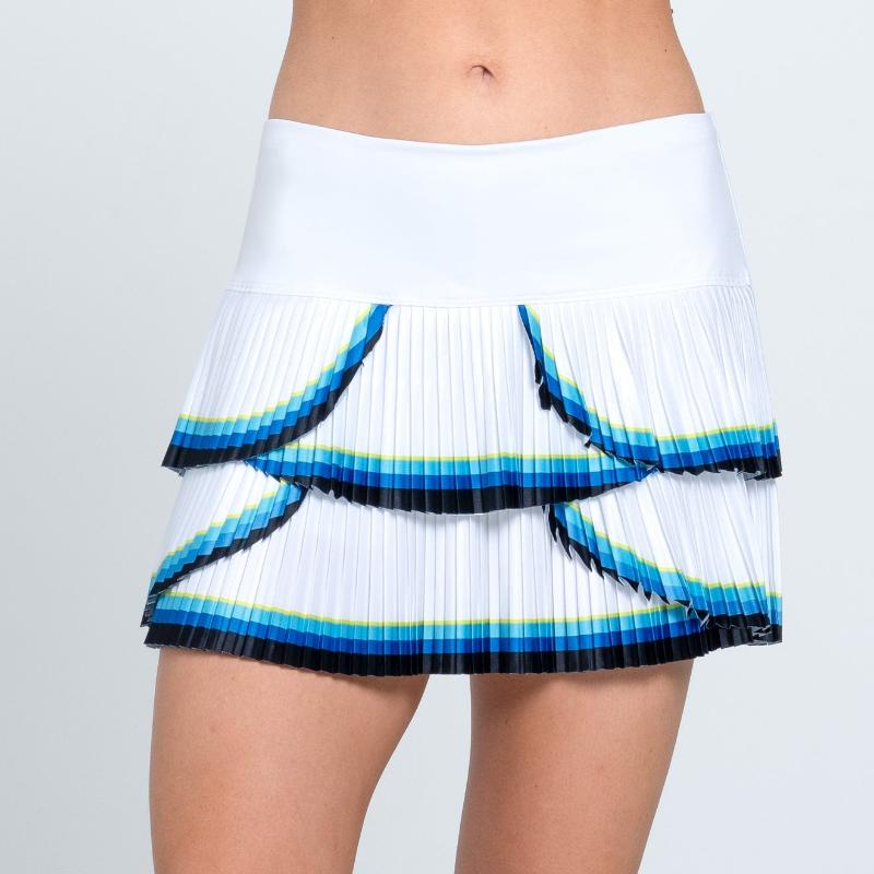 Lucky In Love Pacific Cool Skort - White/Blue