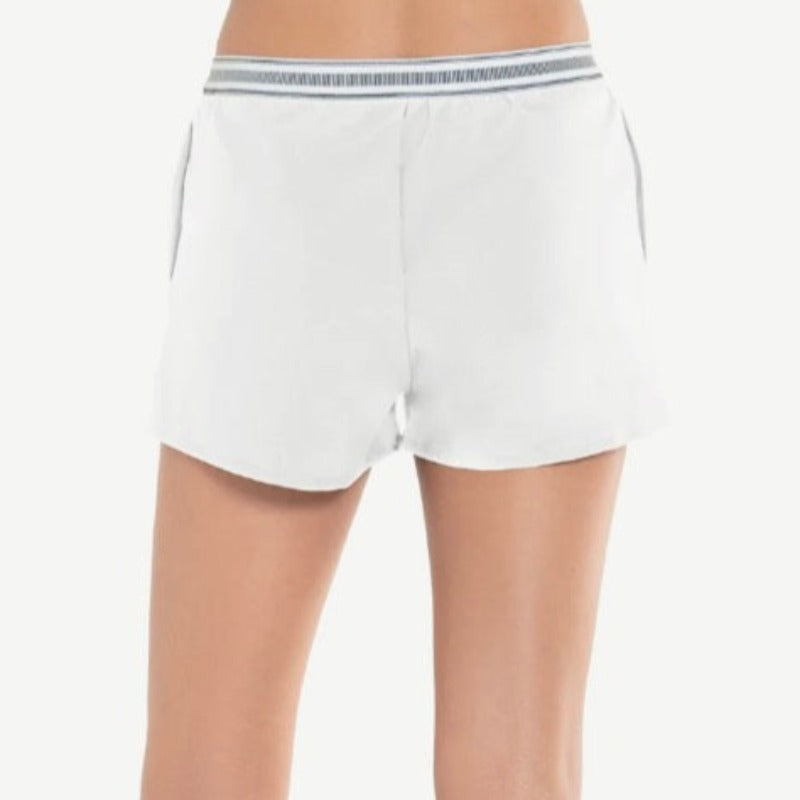 Lucky In Love/K-Swiss Woven Shorts White – Open Court