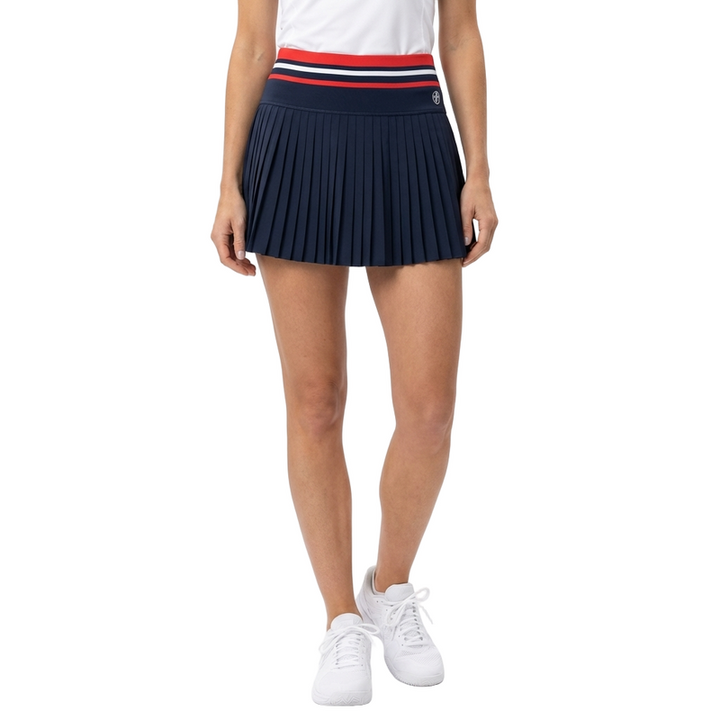 Ashley Herrera Sarah Skort - Navy/Red/White