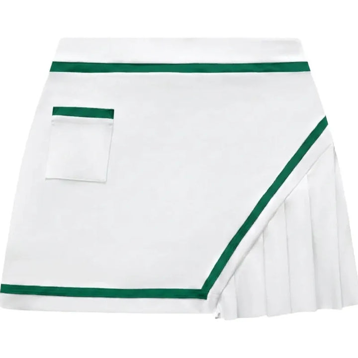 Ashley Herrera Olivia Skort - White/Green