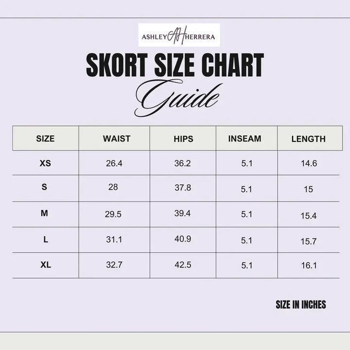 Ashley Herrera Sarah Skort - Navy/Red/White