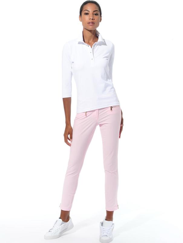 MDC Double Zip Ankle Pants - Macaron