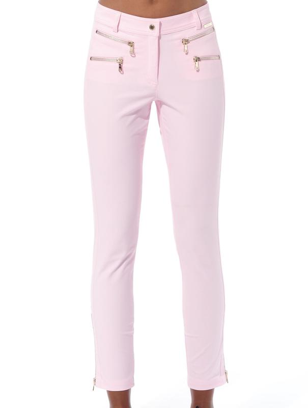 MDC Double Zip Ankle Pants - Macaron