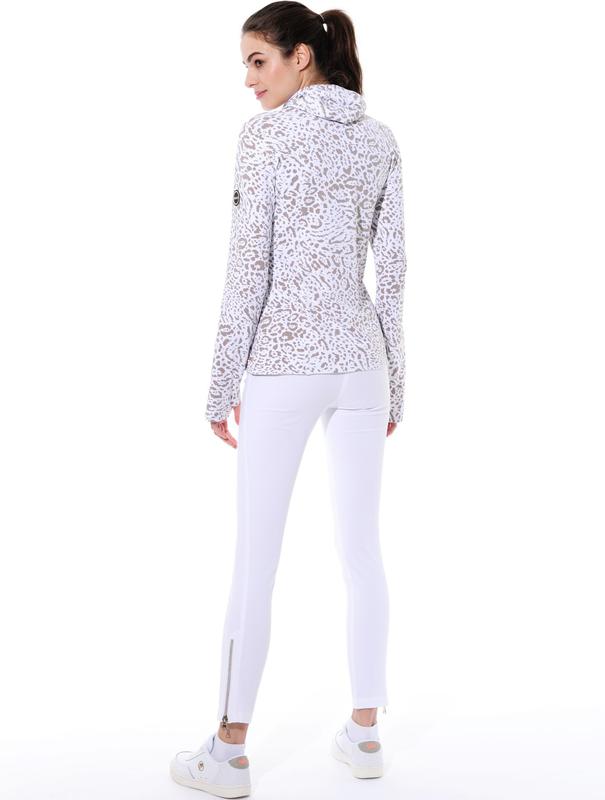MDC Double Zip Ankle Pants - White
