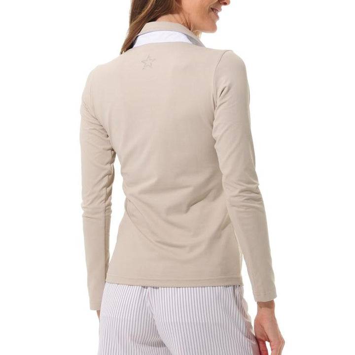 MDC L/S Polo - Taupe