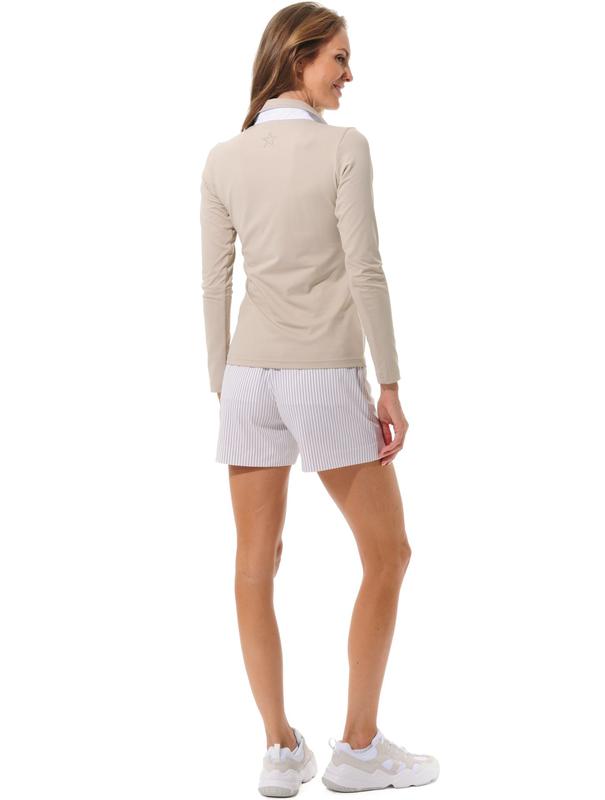 MDC L/S Polo - Taupe