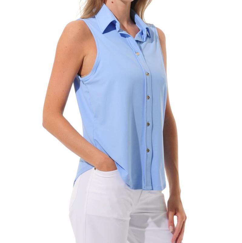 MDC S/L Pique Polo - Baby Blue
