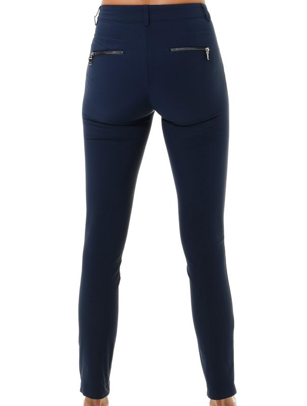 MDC Curvy Stretch Pants - Navy (gunmetal zip)