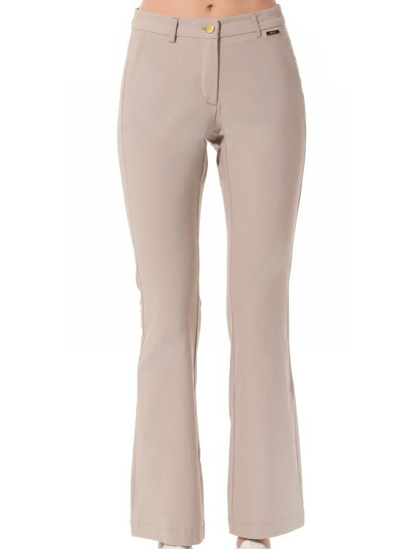MDC Flared Chinos - Light Taupe